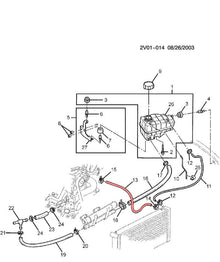 GTO 2004 Coolant Bypass Hose - Radiator To Engine
