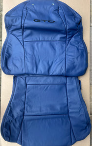 GTO OEM Blue Drivers Side Upper And Lower Seat Covers