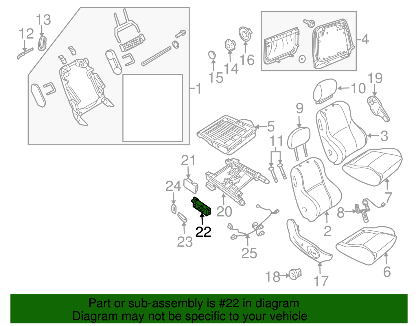 GTO Drivers Side Seat Controls