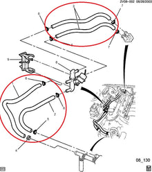 GTO 2005-2006 Heater Hose Complete Set
