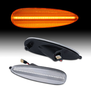 GTO LED Side Marker Lights Clear/Amber LED.. Free Shipping