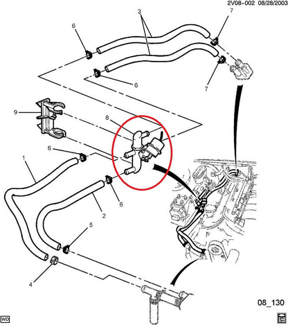 GTO 2004-2006 Heater Water Bypass Valve