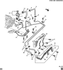 04 - 06 GTO Power Steering Return Hose
