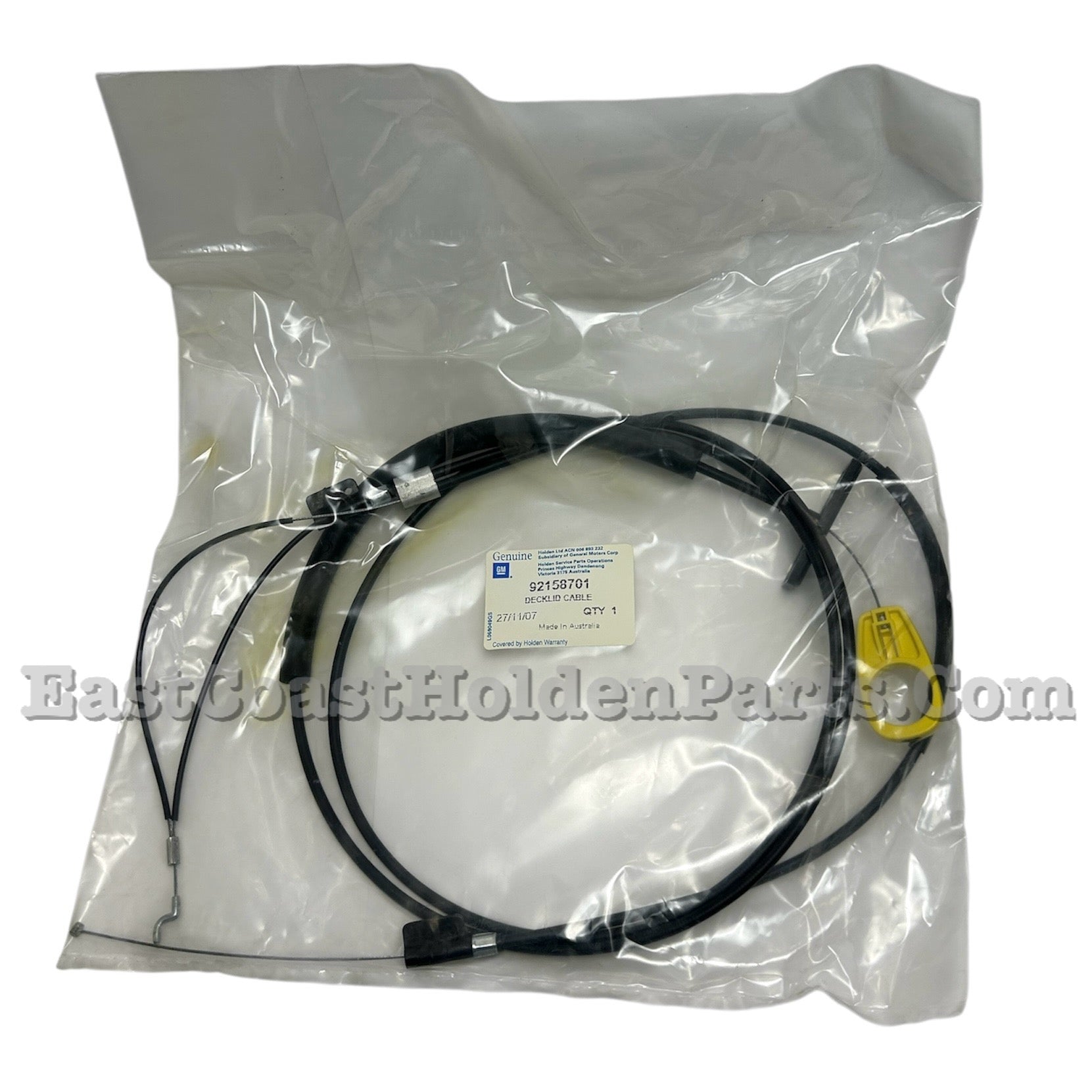 GTO Trunk Release Cable