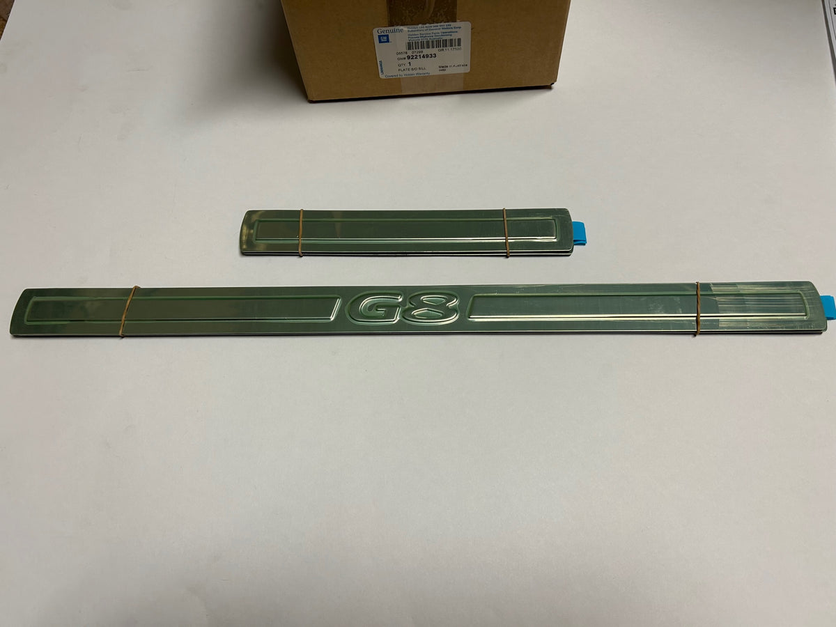 Pontiac G8 GT GXP Door Sill Scuff Plate (Free Shipping) 92214933 East