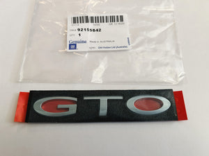 GTO Trunk Emblem "GTO"