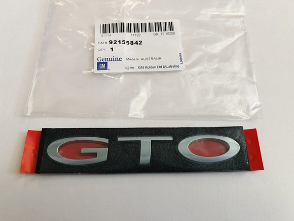 GTO Trunk Emblem 