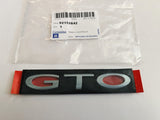 GTO Trunk Emblem "GTO"