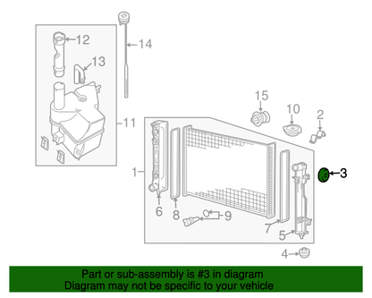 GTO Side Radiator Insulator/Bushing