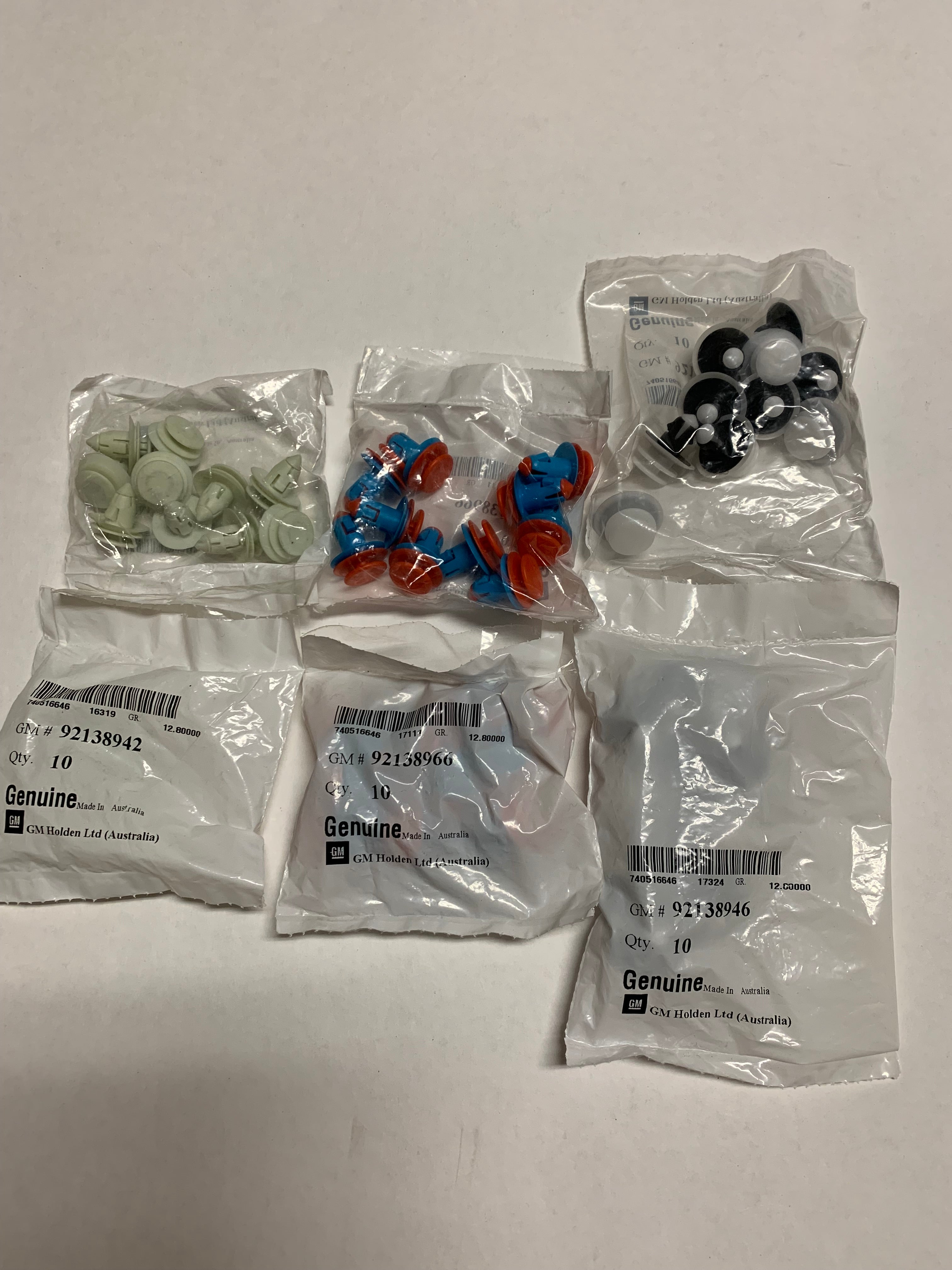 G8 Cowl Cover Clips (Set of 12)