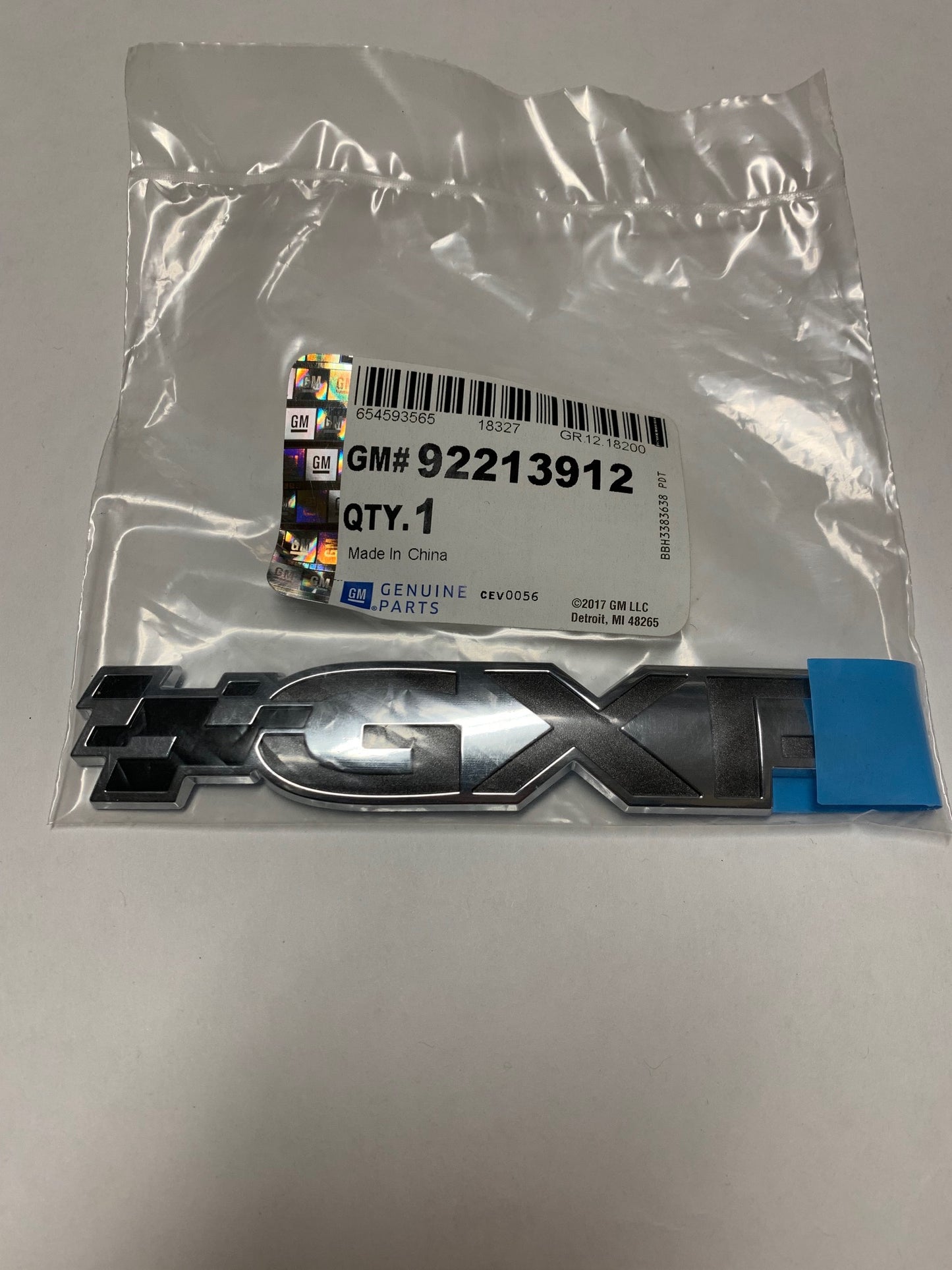 G8 GXP Trunk Emblem 92213912