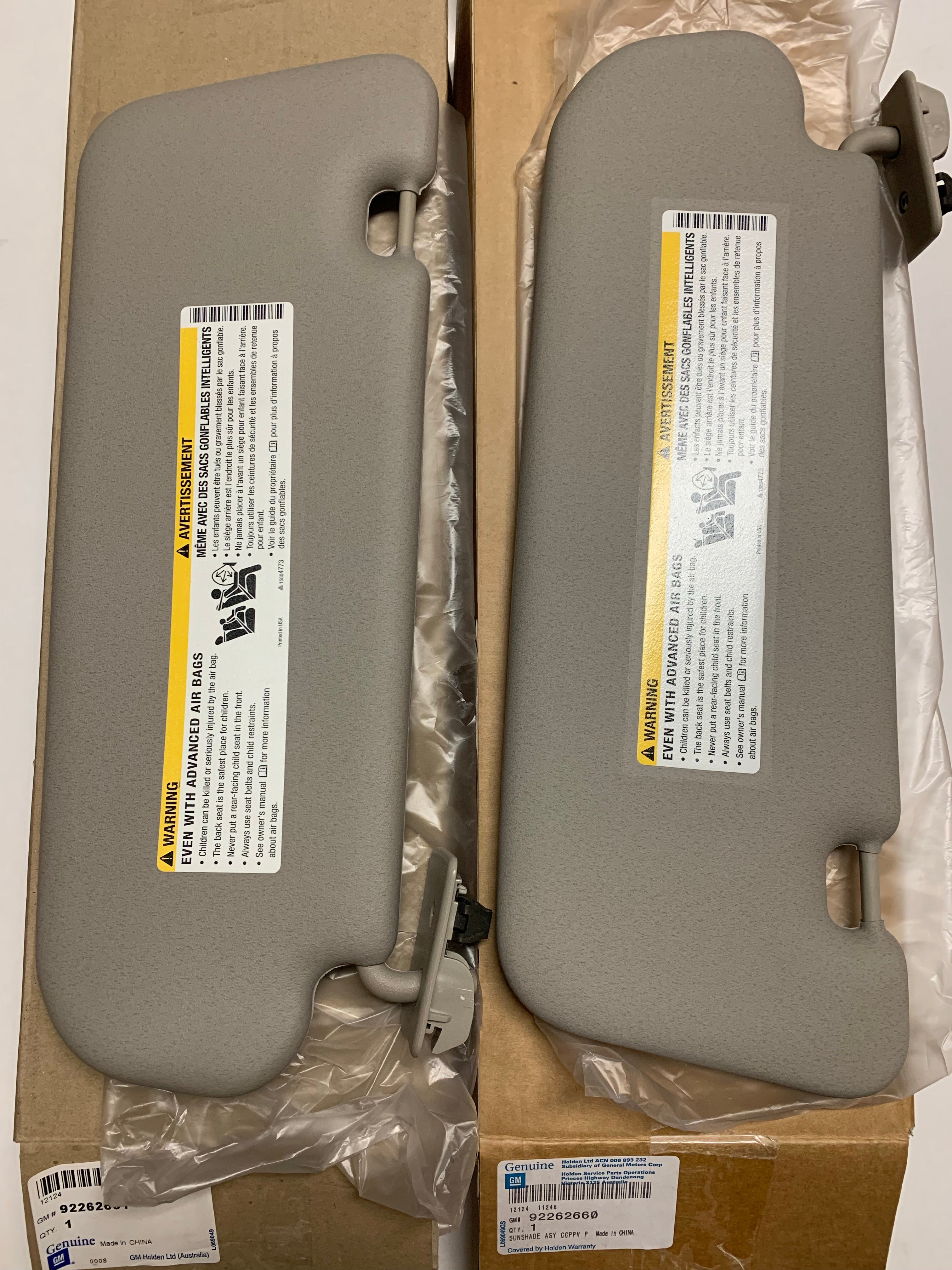 Caprice OEM 2011-2013 Sun Visors (Pair)