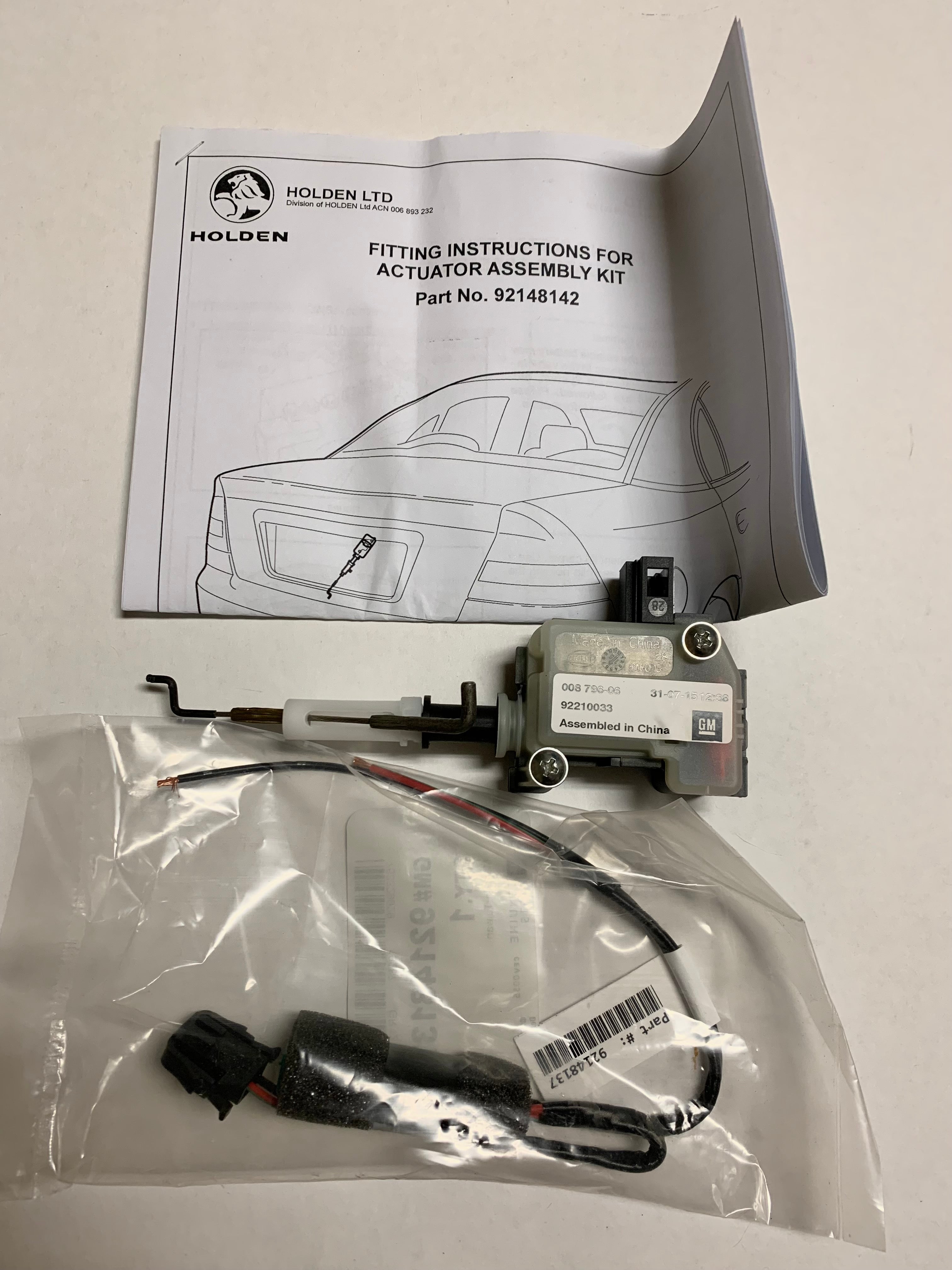 2004 Pontiac GTO Trunk Actuator Upgrade to 2005-2006 Style
